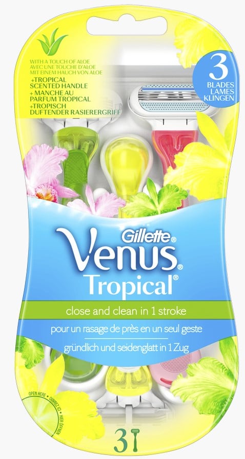 Бритвы одноразовые Gillette Venus Tropical, 3 шт. - фото 2