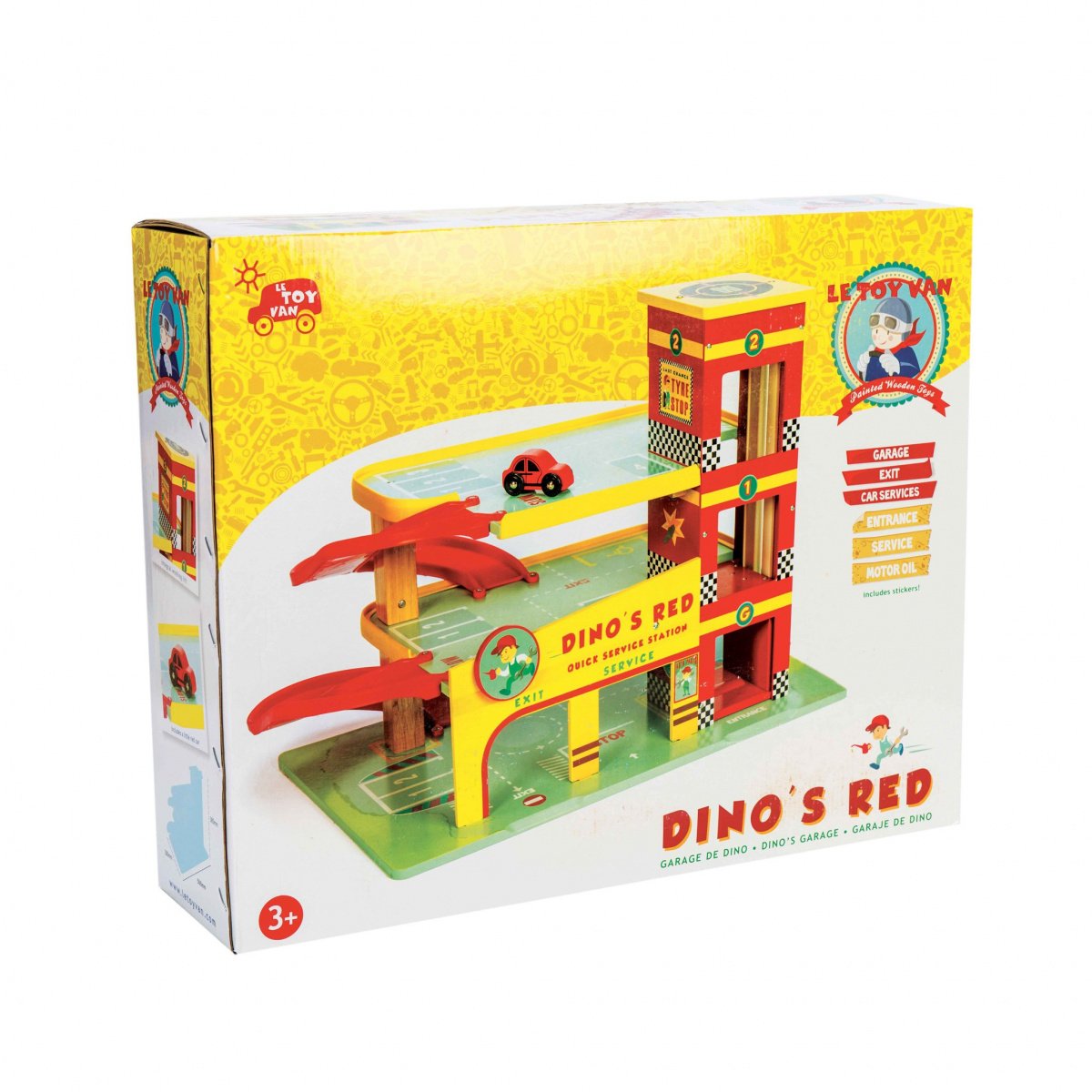 Ігровий набір Le Toy Van Dino's Toy Garage Гараж Діно (TV450) - фото 5