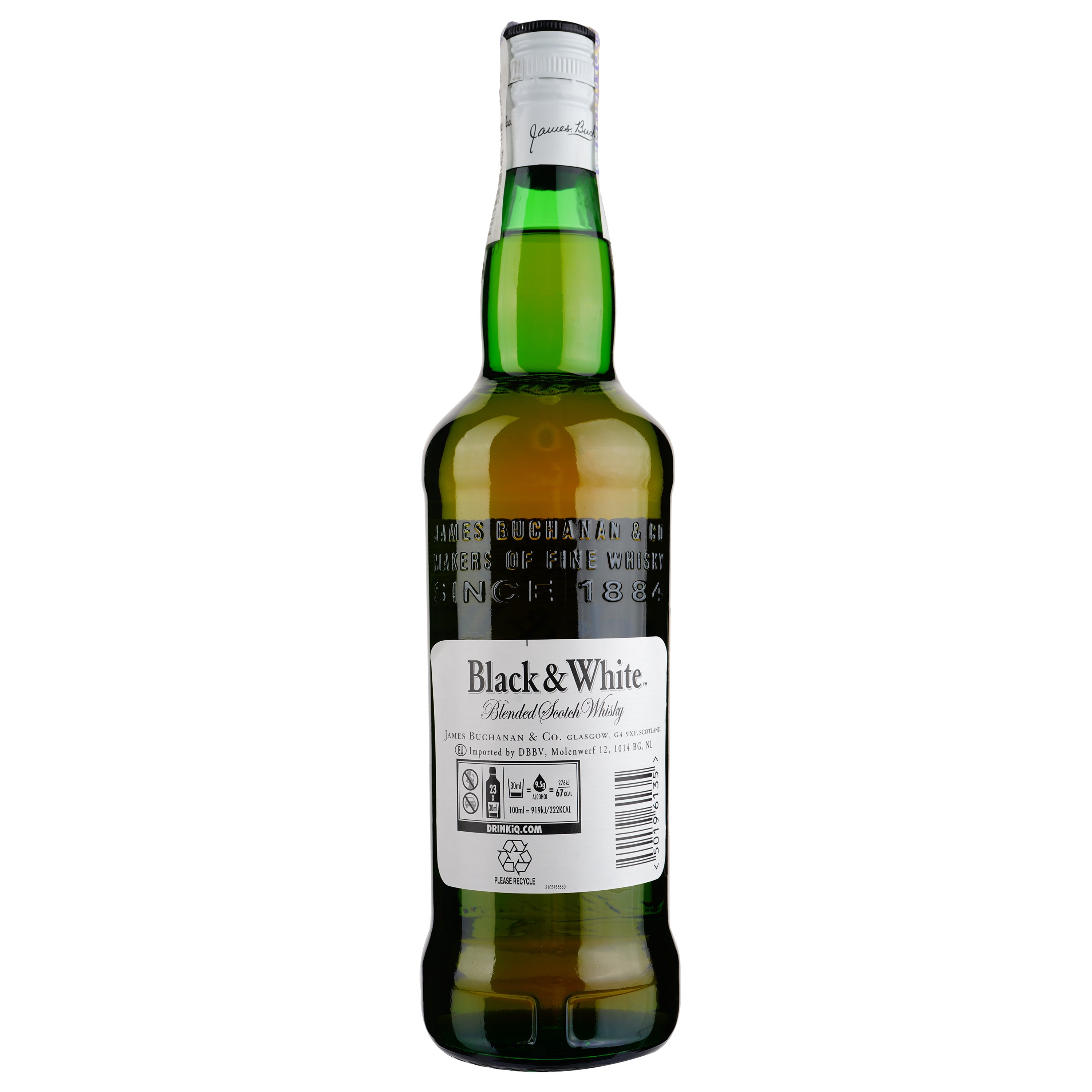 Віскі Black&White Blended Scotch Whisky 40% 0.7 л - фото 2