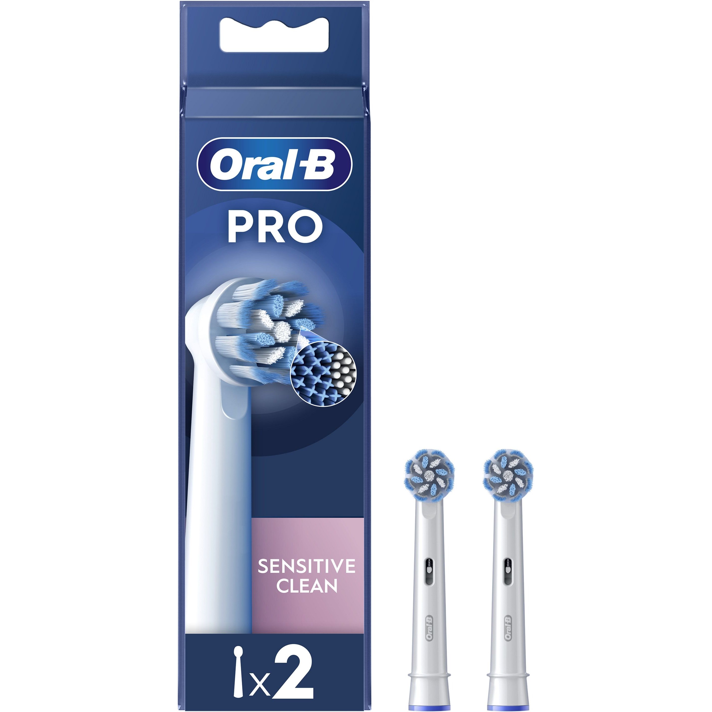 Сменные насадки к электрической зубной щетке Oral-B Pro Sensitive Clean EB60X 2 шт. - фото 2