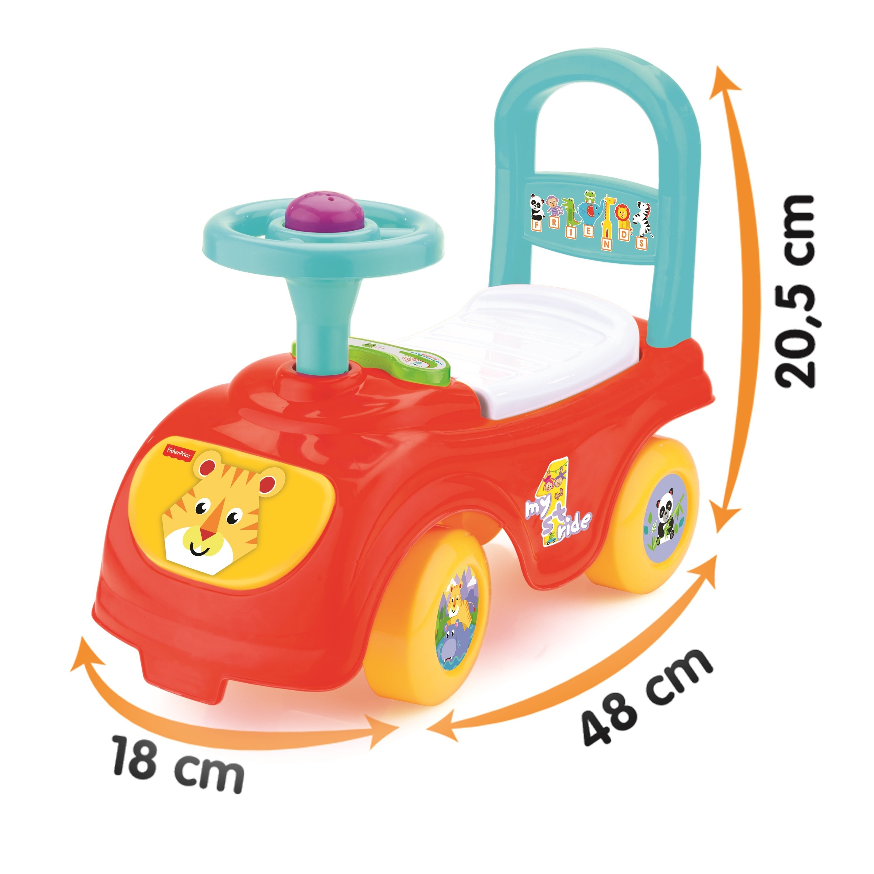 Автомобиль-каталка Fisher-Price Моя первая поездка (1801) - фото 3