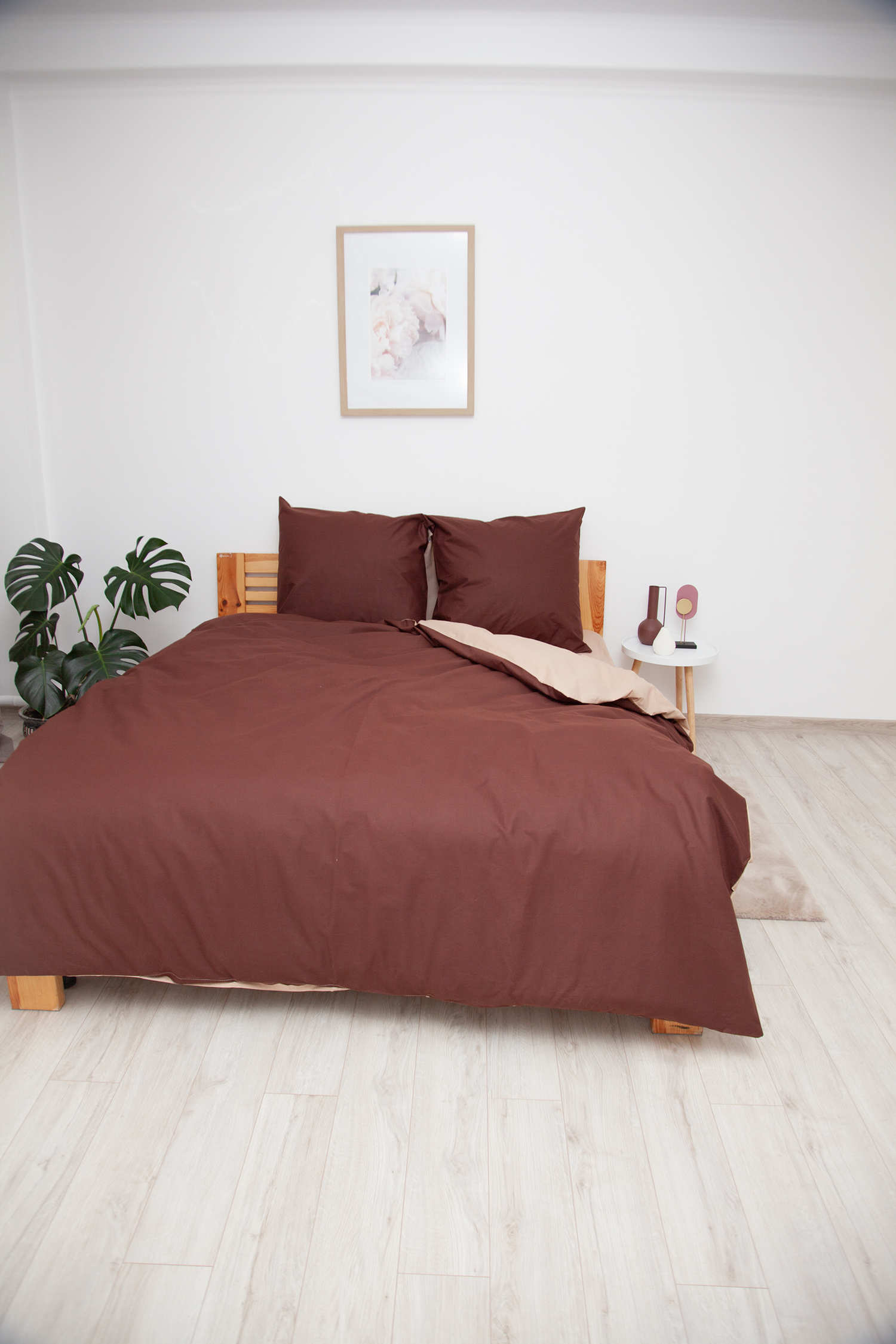 Комплект постільної білизни ТЕП Happy Sleep Природний Бурштин сімейний бежево-коричневий (2-03797_26399) - фото 5