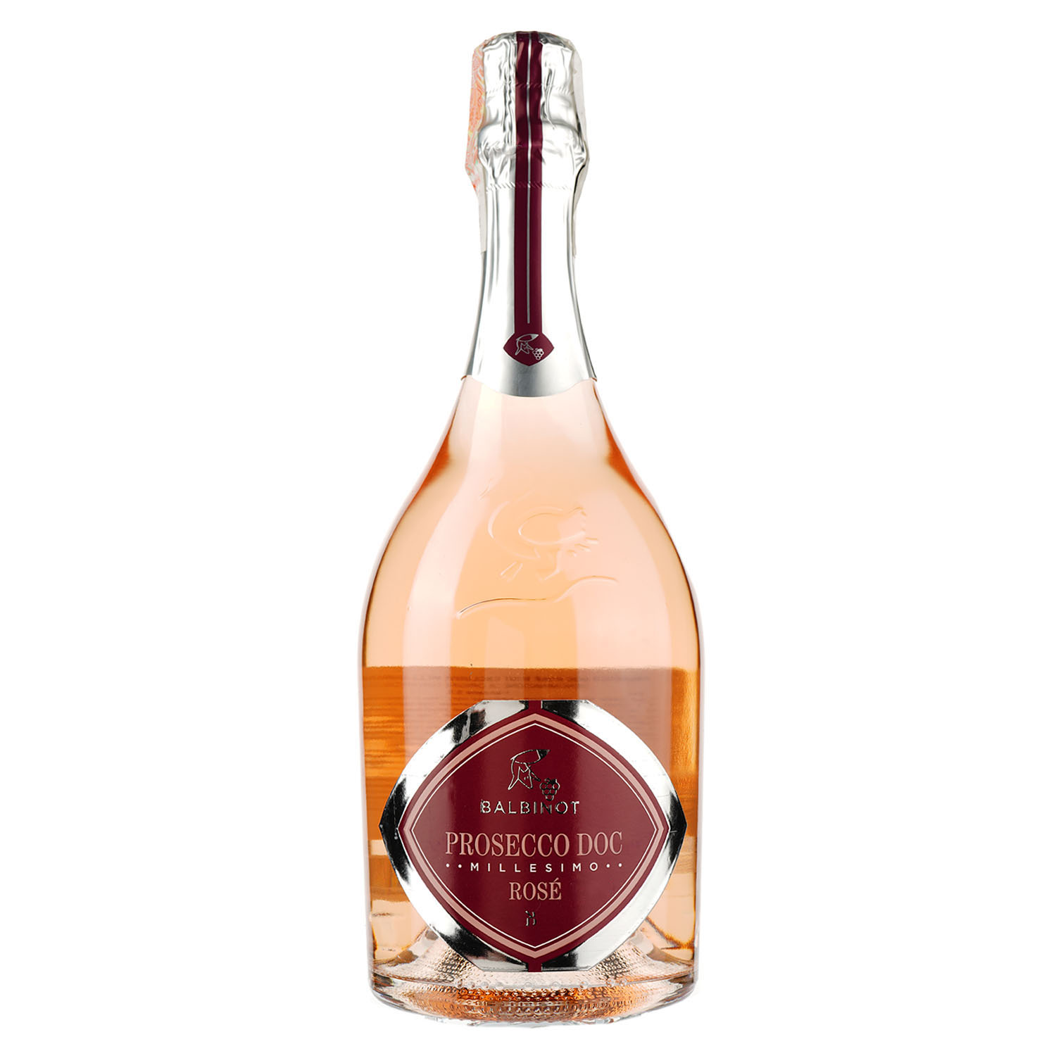 Игристое вино Le Manzane Prosecco Balbinot rose brut, розовое, брют, 11,5%, 0,75 л - фото 1