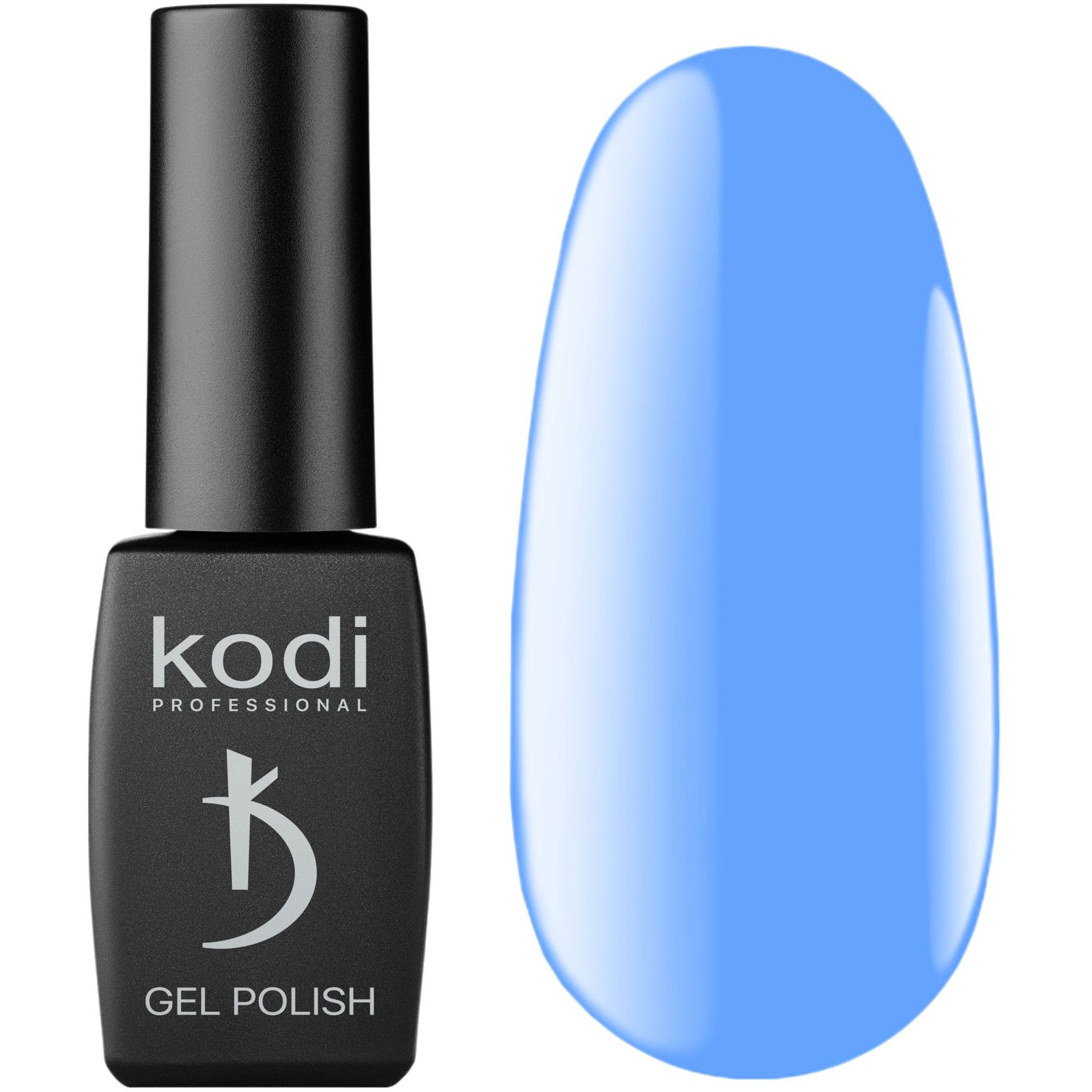 Кольорове базове покриття для гель-лаку Kodi Color Rubber Base Gel Blue 8 мл - фото 1