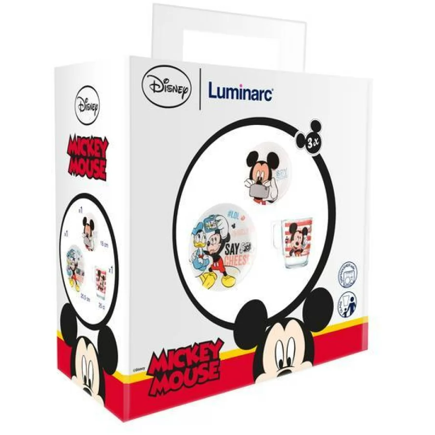 Набор посуды Luminarc Disney Party Mickey, 3 шт. (N5278) - фото 8