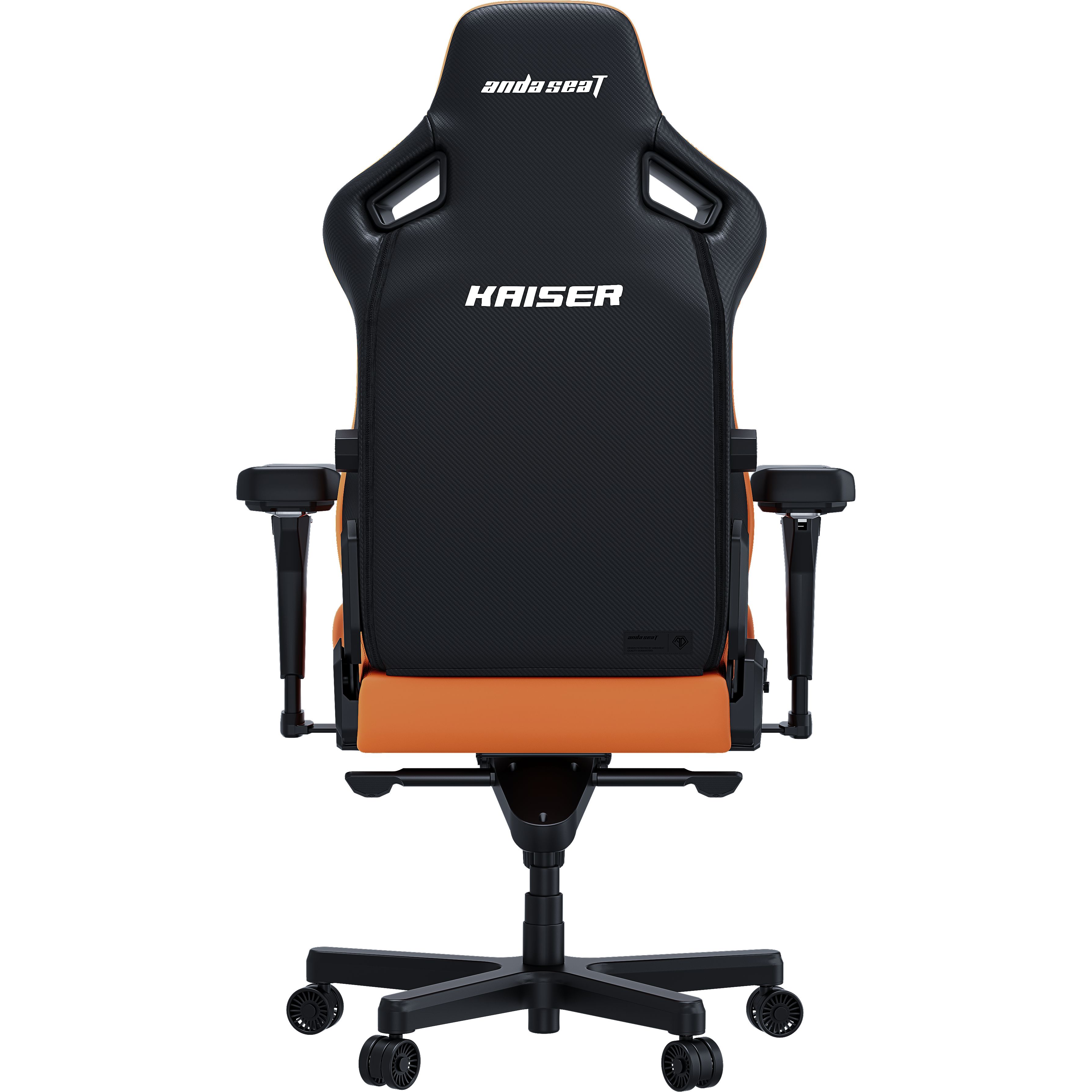 Кресло игровое Anda Seat Kaiser 4 Size XL Orange Premium PVC (AD12YDDC-XLL-20-O-PV/C) - фото 4