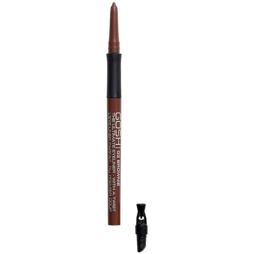 Карандаш для глаз Gosh Ultimate Eyeliner With A Twist тон 03 (Brownie) 0.4 г - фото 2