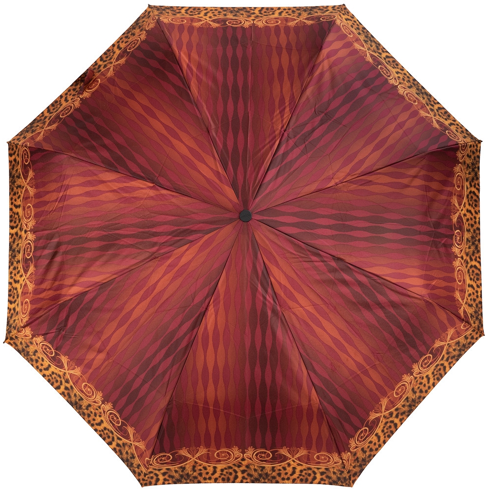 Женский складной зонтик полный автомат Airton 98 см бордовый - фото 1