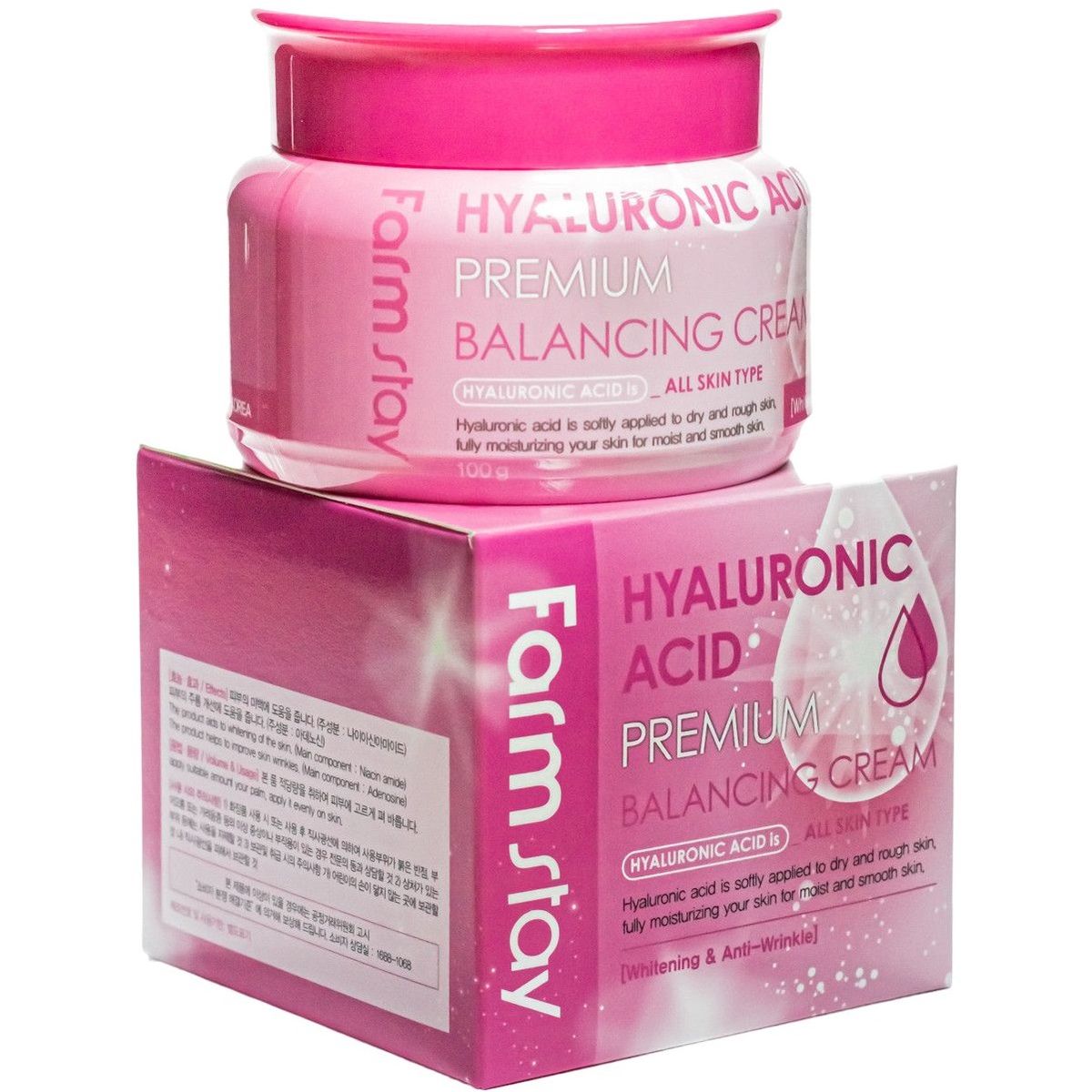 Крем для обличчя FarmStay Hyaluronic Acid Premium Balancing Cream 100 г - фото 2