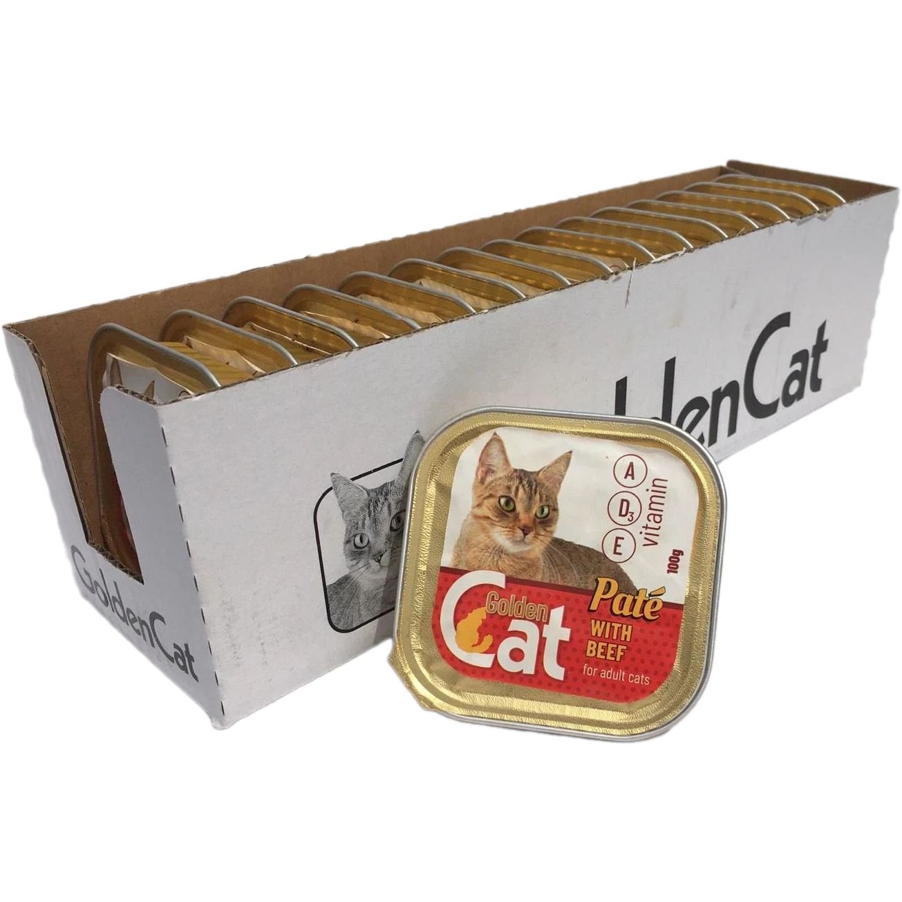 Паштет для кошек Golden Cat со вкусом говядины 100 г - фото 3