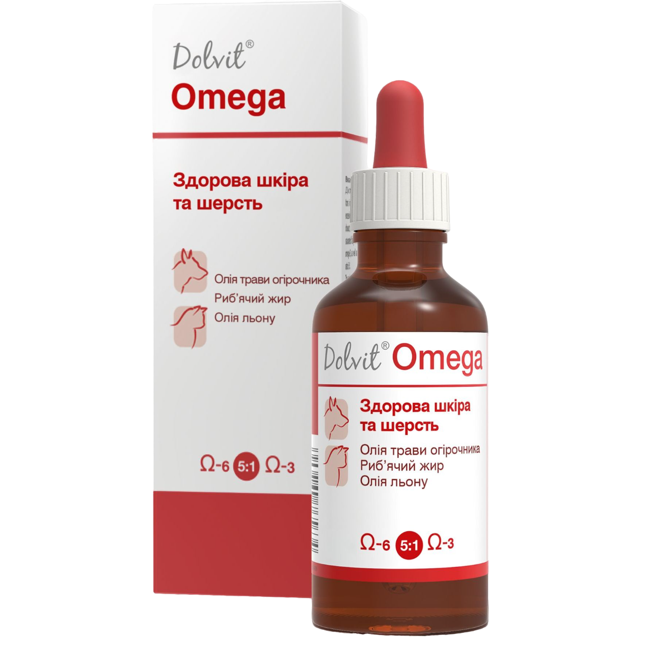 Фото - Лекарства и витамины Dolfos Вітамінно-мінеральна добавка  Dolvit Omega підтримує функції шкіри, 