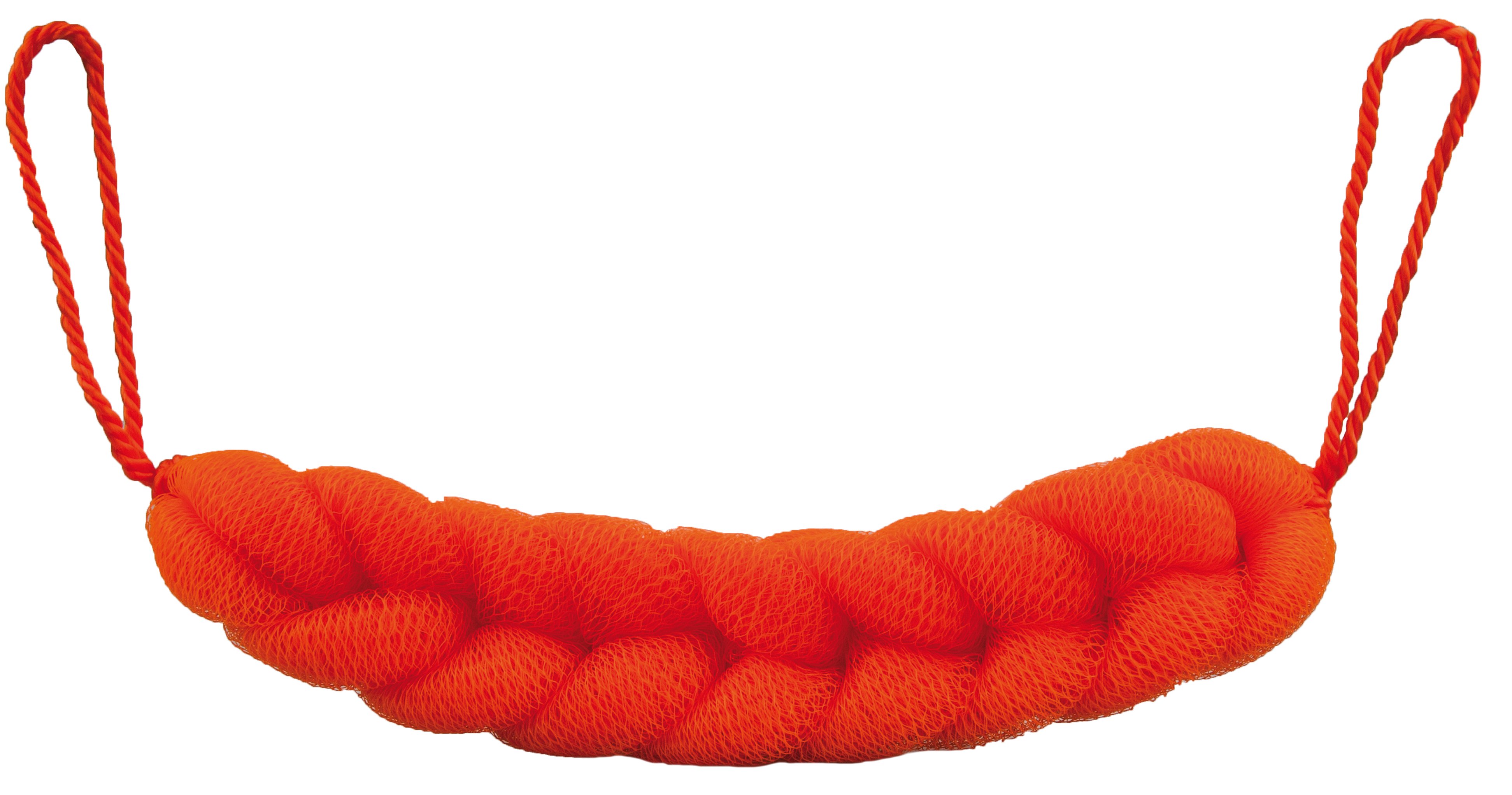 Мочалка для душа и мягкого массажа Titania, оранжевый (9109 оранж) - фото 1