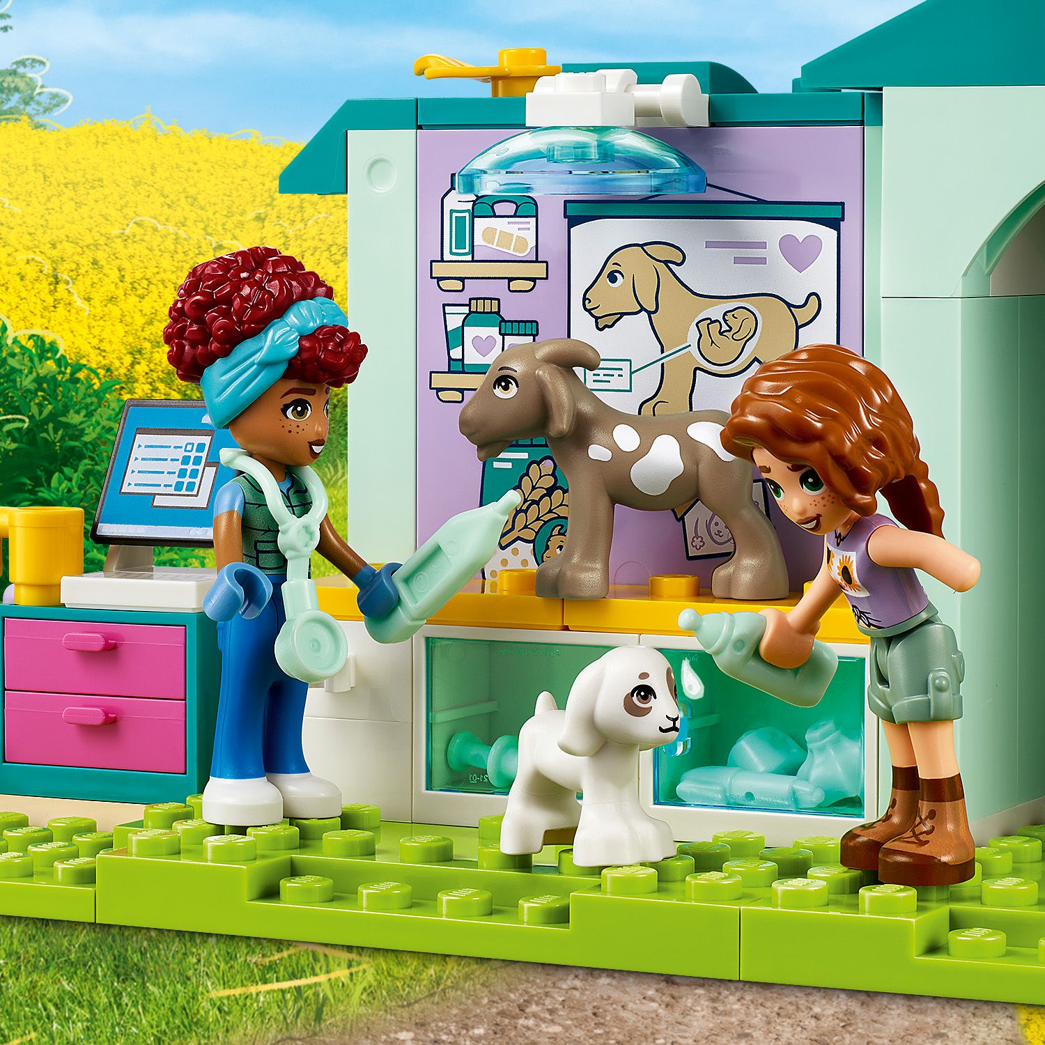 Конструктор LEGO Friends Ветеринарна клініка для сільськогосподарських тварин 161 деталі (42632) - фото 7