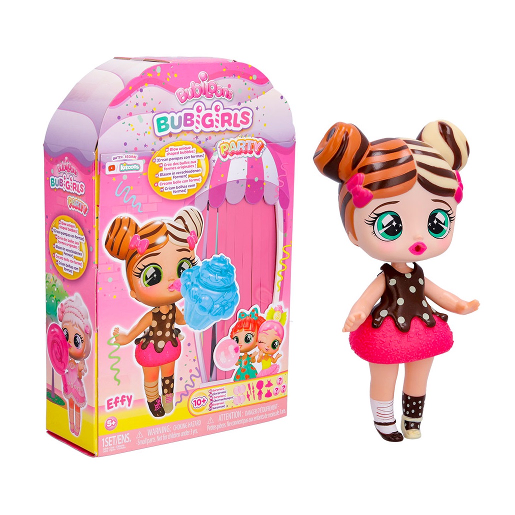 Игровой набор с куклой Bubiloons Малышка Баби Эффи, 18,5 см (906204IM) - фото 1