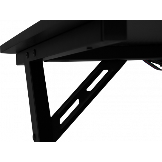 Геймерский компьютерный стол GT Racer T-1213, 120x60x73 Black (T-1213 (120x60x73) Black) - фото 4