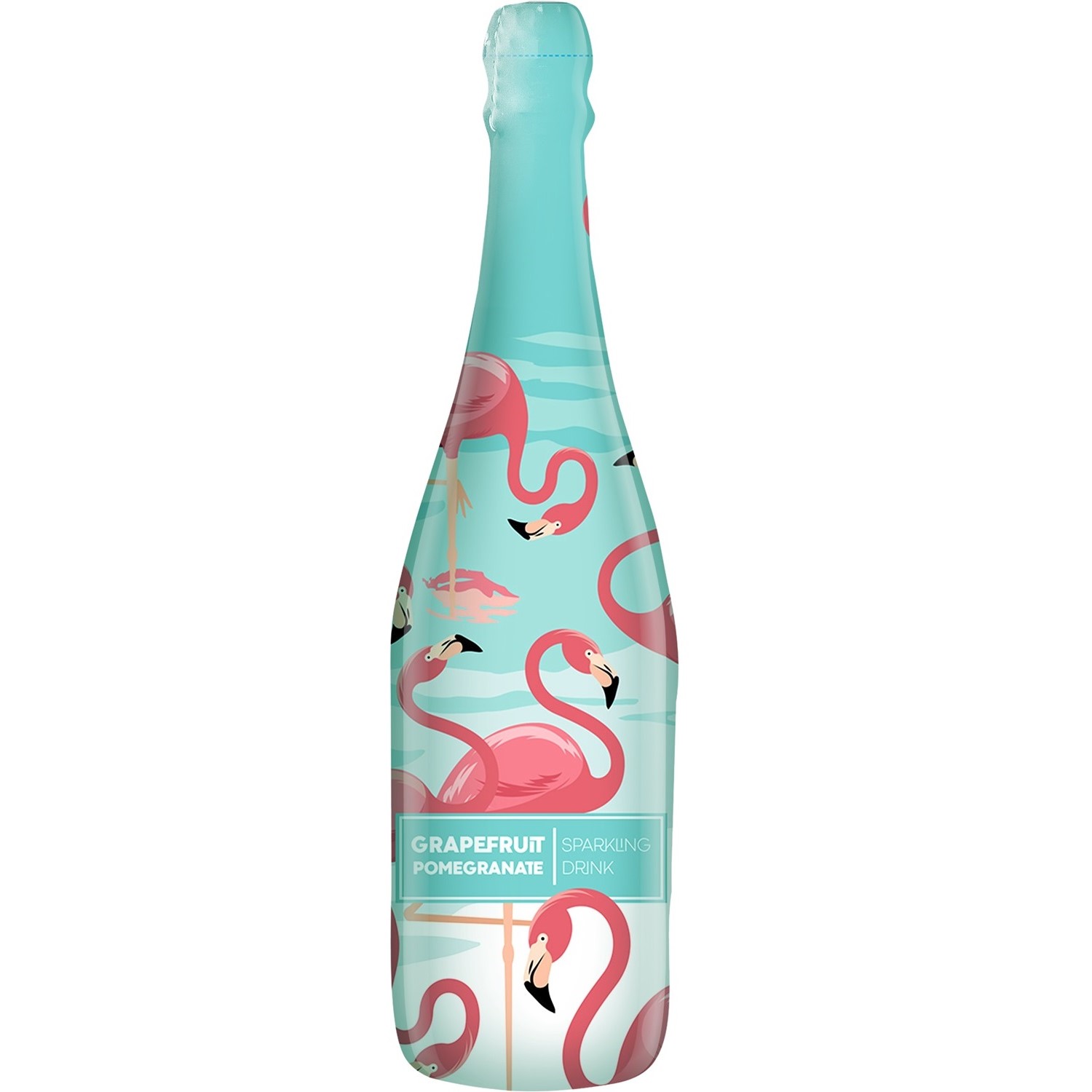 Детское шампанское Vitapress Flamingo грейпфрут-гранат 0.75 л - фото 1