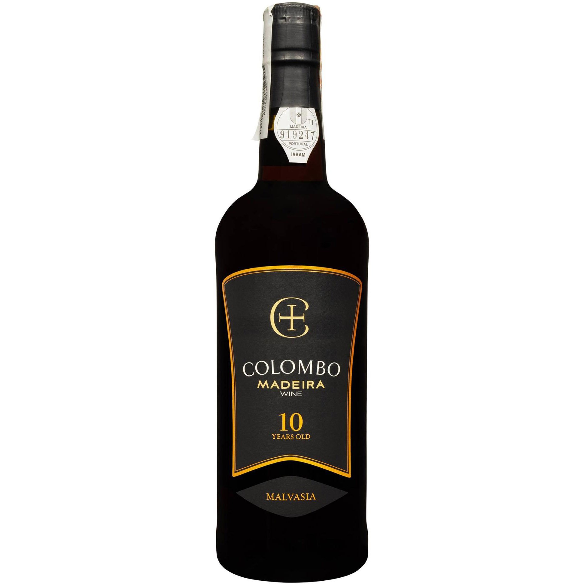 Вино Colombo Madeira Malvasia Sweet 10 yo кріплене біле солодке 19% 0.75 - фото 1