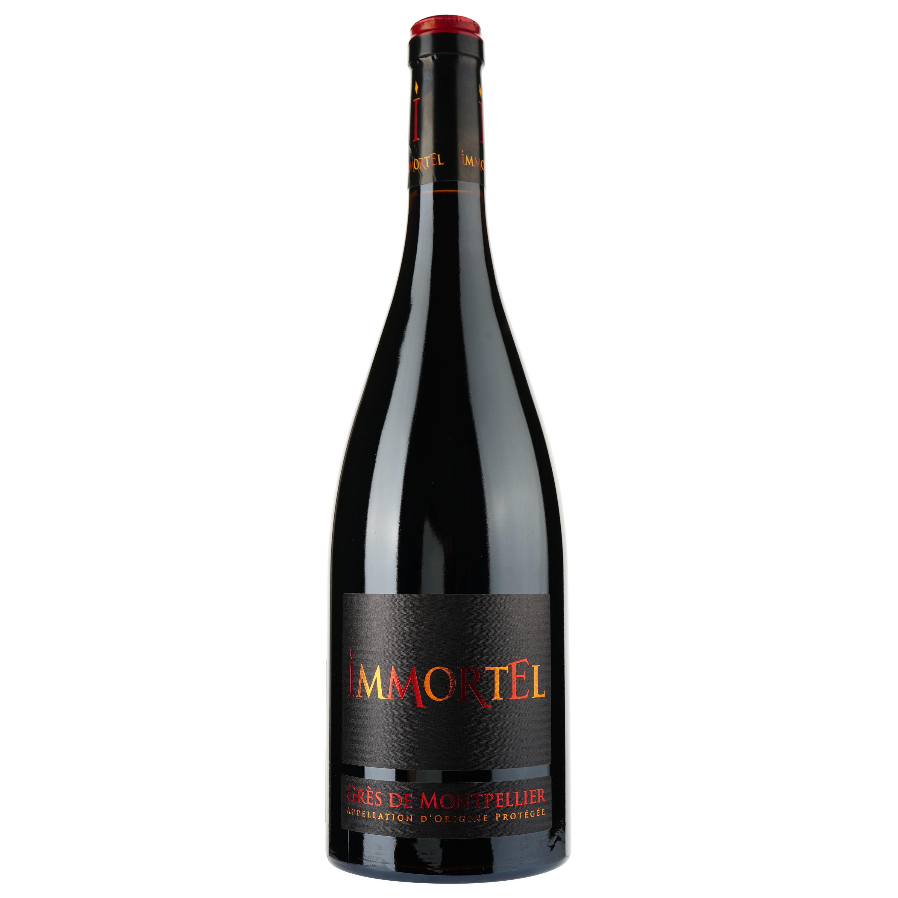Вино Immortel Rouge 2020 AOP Gres de Montpellier, красное, сухое, 0,75 л - фото 1