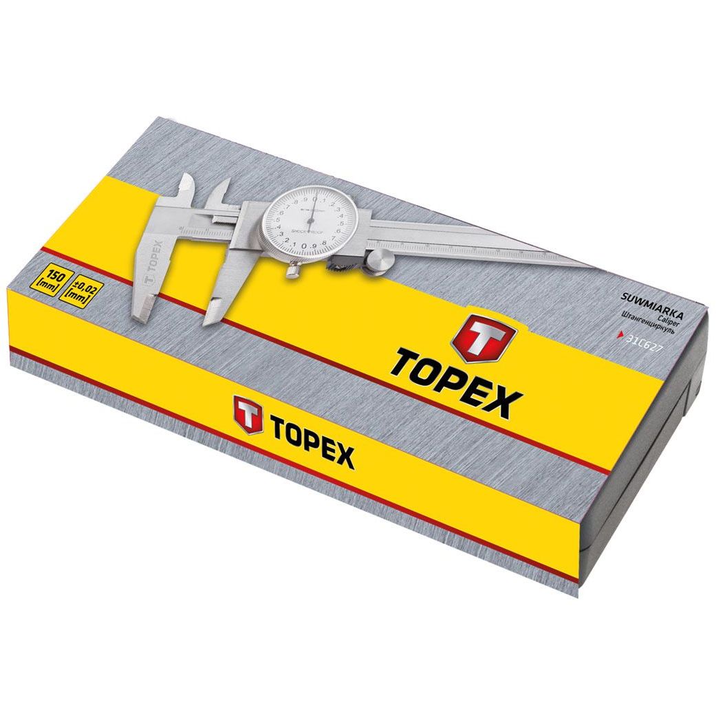 Штангенциркуль Topex аналоговая индикация 150 мм (31C627) - фото 2