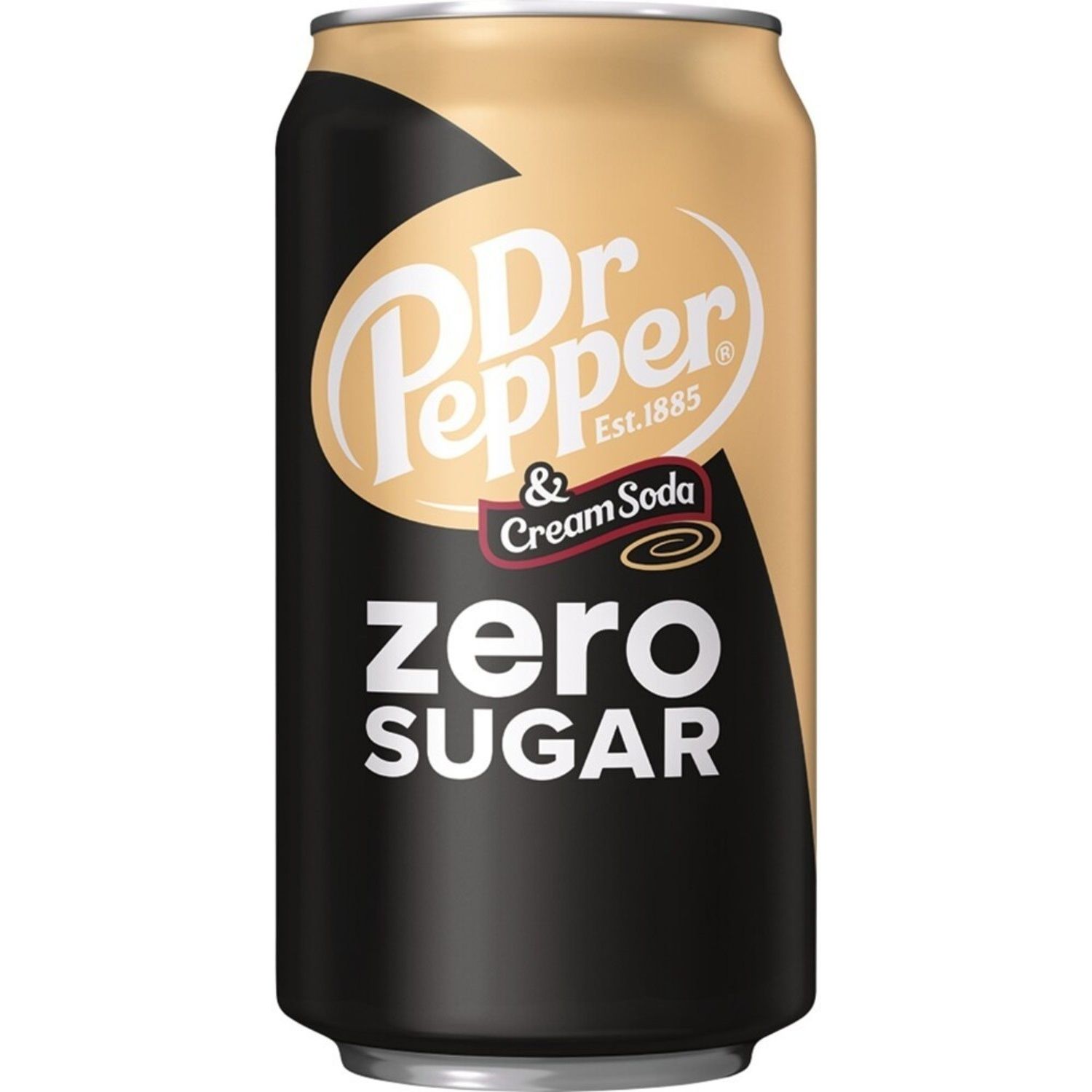 Напиток безалкогольный Dr. Pepper Cream Soda Zero сильногазированный 0.355 л ж/б (951550) - фото 1