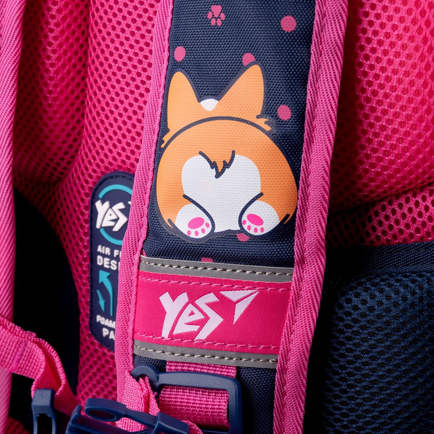 Рюкзак Yes S-72 Puppy, рожевий з синім (559033) - фото 12