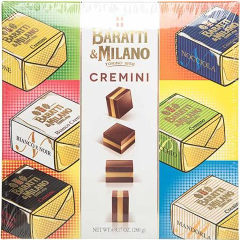 Конфеты шоколадные Baratti & Milano Cremini Assortiti Цветное искусство 260 г - фото 1
