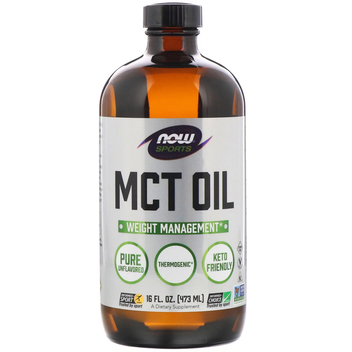 Масло МСТ Now Foods MCT Oil 473 мл - фото 1