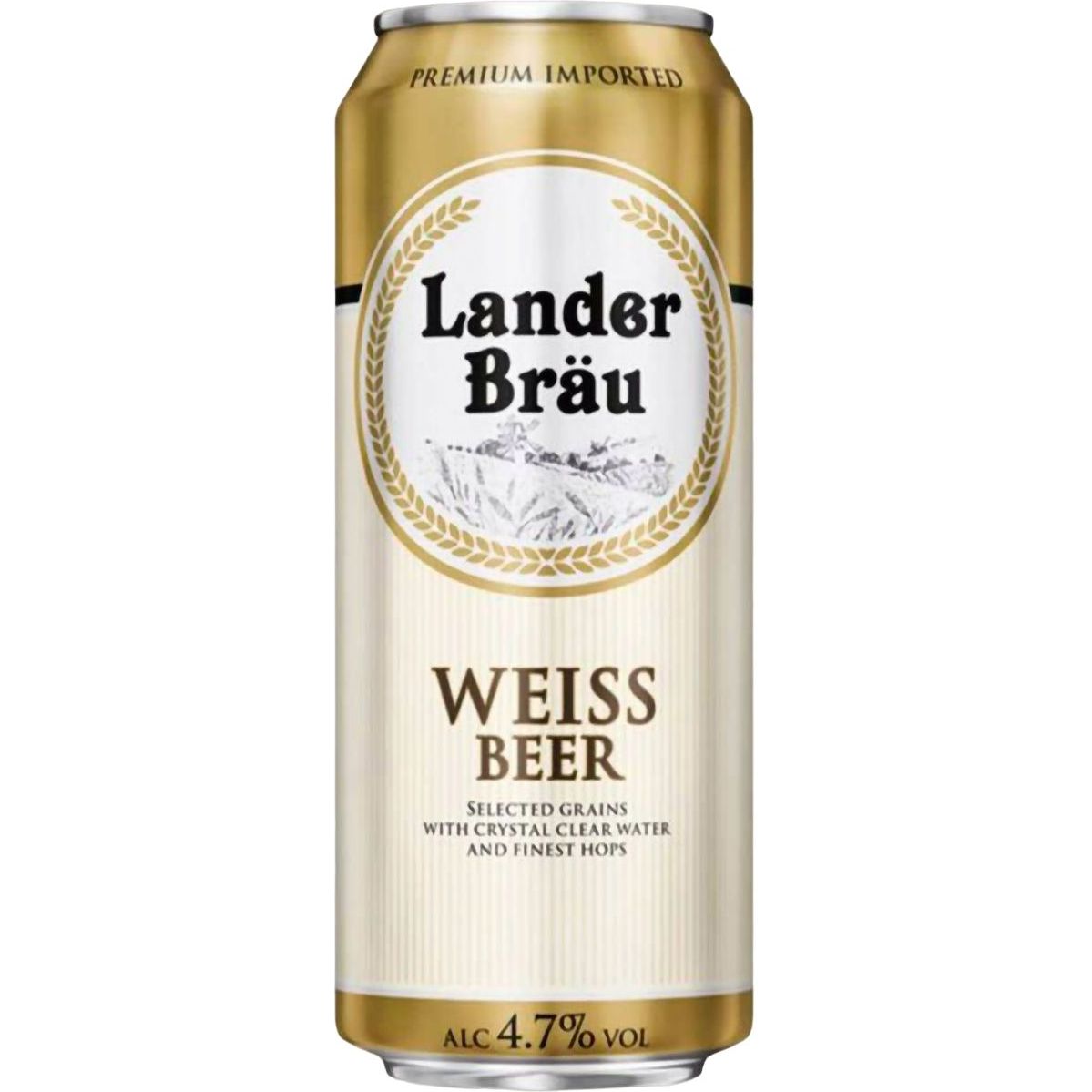 Пиво Landerbrau Weissbier светлое 4.7% 0.5 л ж/б - фото 1