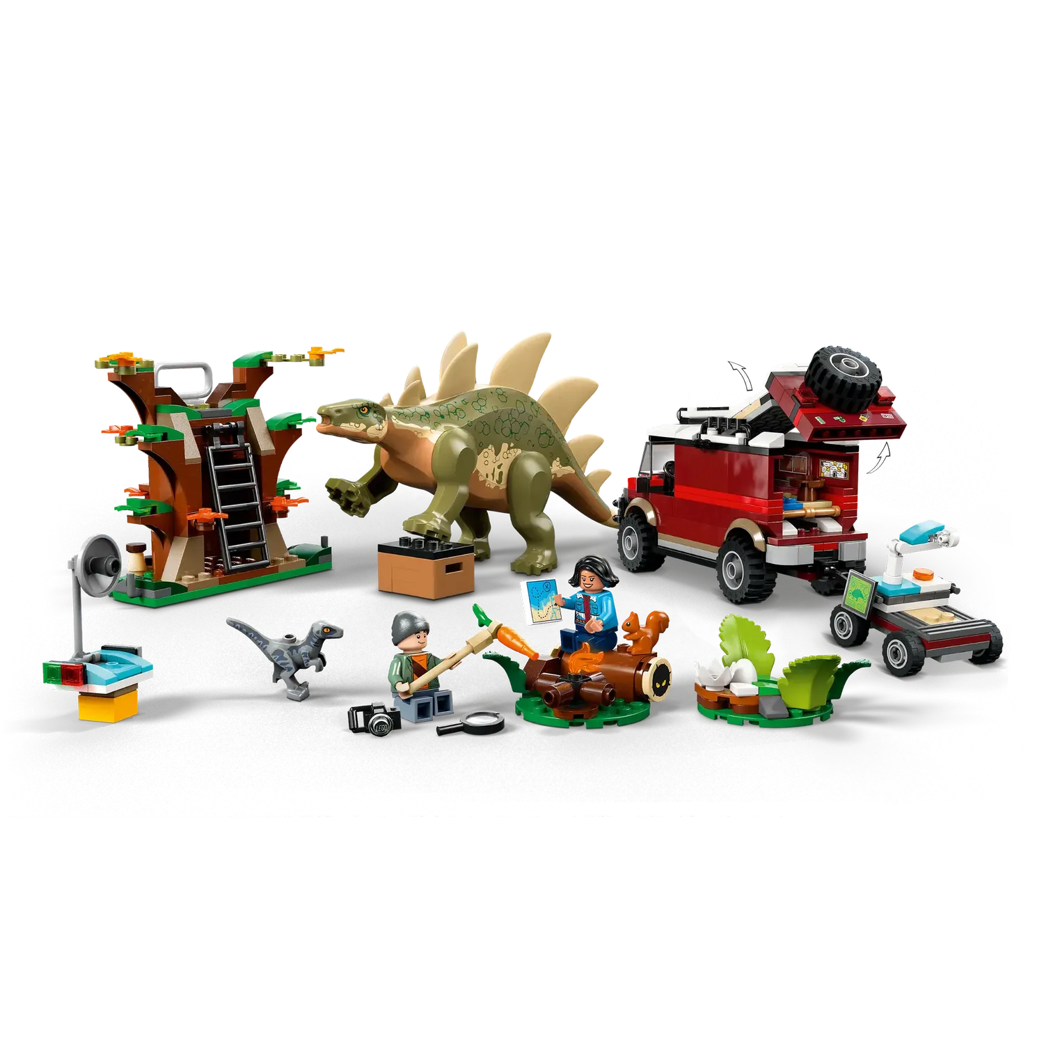 Конструктор LEGO Jurassic World Миссии динозавров Находка стегозавра 420 деталей (76965) - фото 4