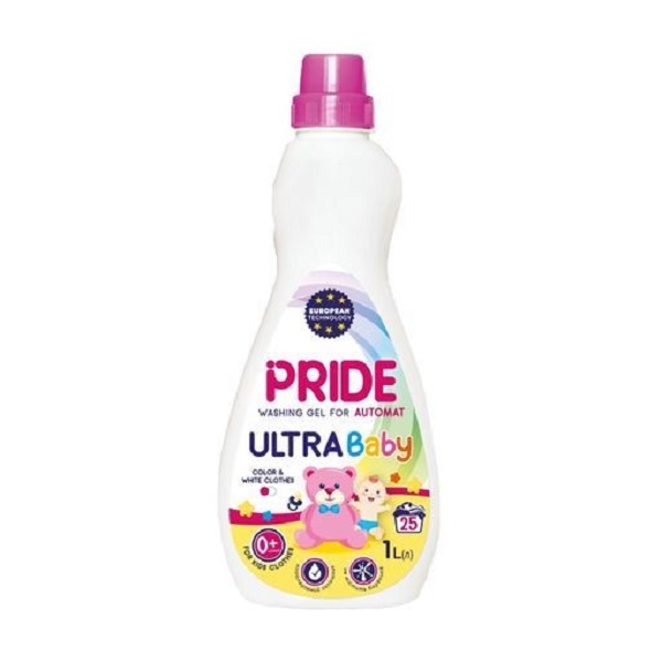 Гель для прання дитячих речей Pride Ultra Gel Baby, 25 прань, 1 л (P-00030) - фото 1