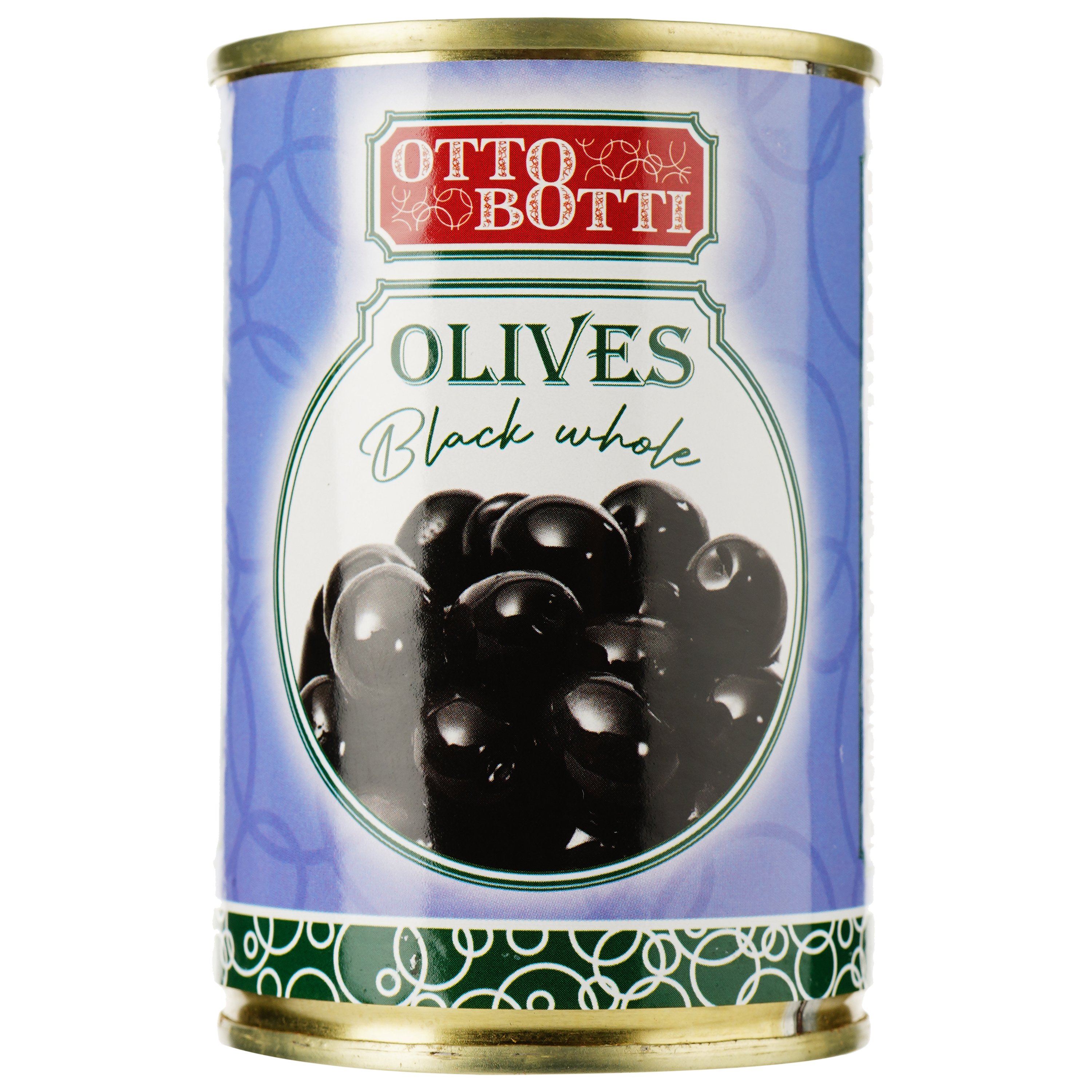 Оливки Otto Botti чорні с кісточкой 300 мл (926287) - фото 1
