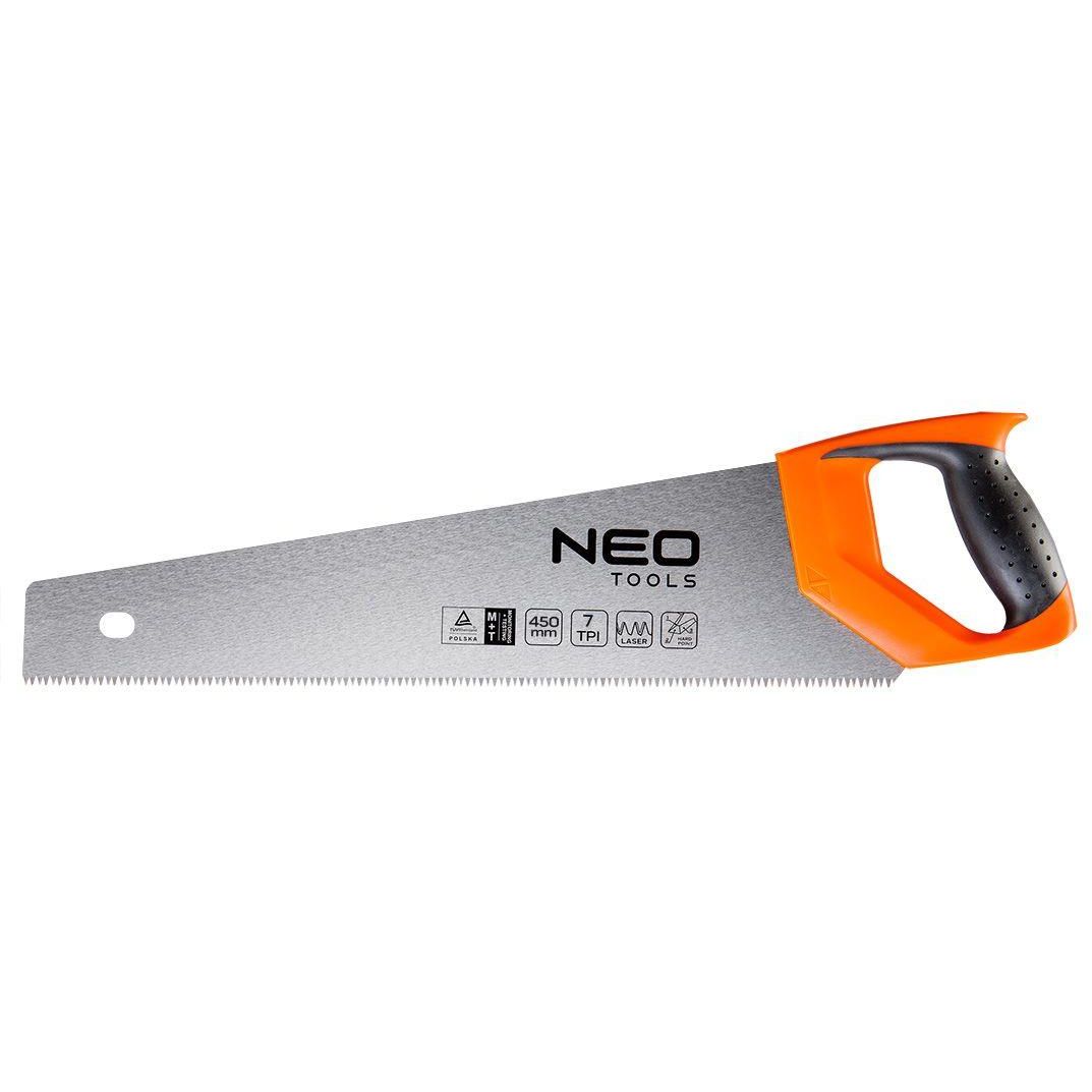 Ножовка по дереву Neo Tools 7TPI 450 мм (41-036) - фото 1