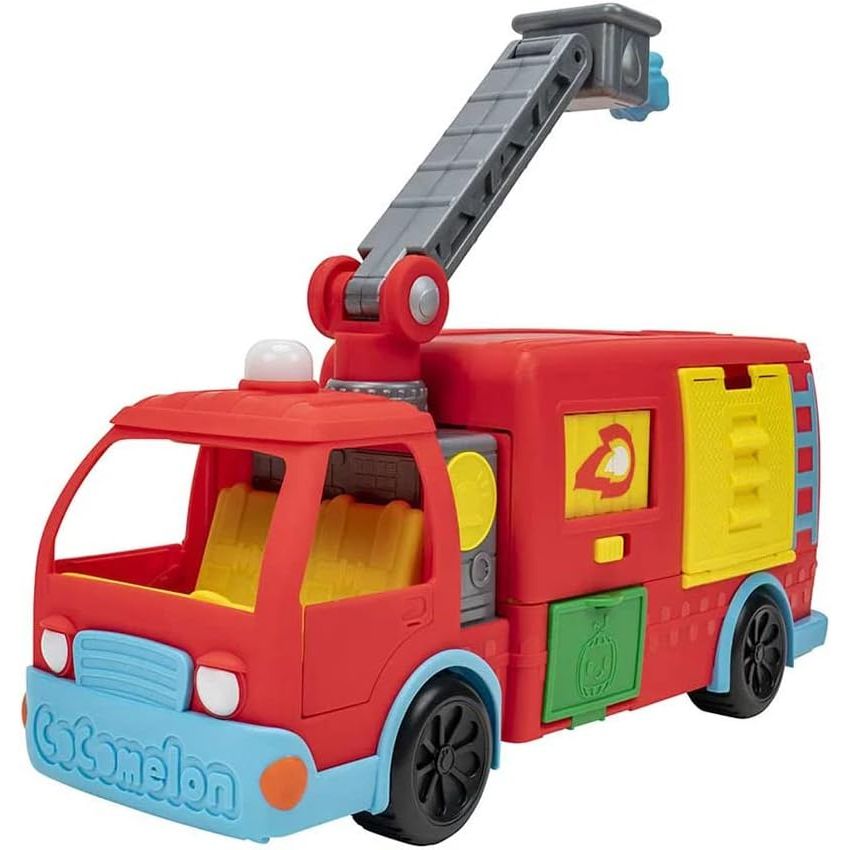 Ігровий набір CoComelon Feature Vehicle Пожежна машина-трансформер з аксесуарами (CMW0220) - фото 1