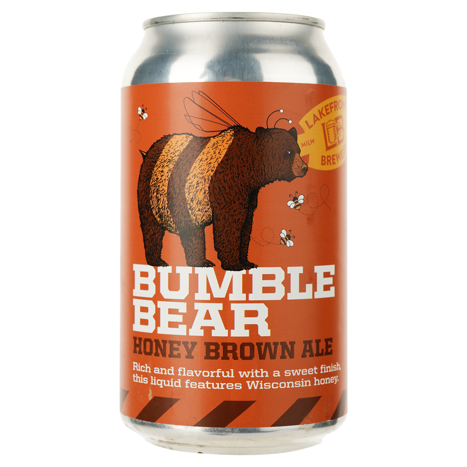 Пиво Lakefront Brewery Bumble Bear темне 5.8% 0.355 л з/б - фото 1