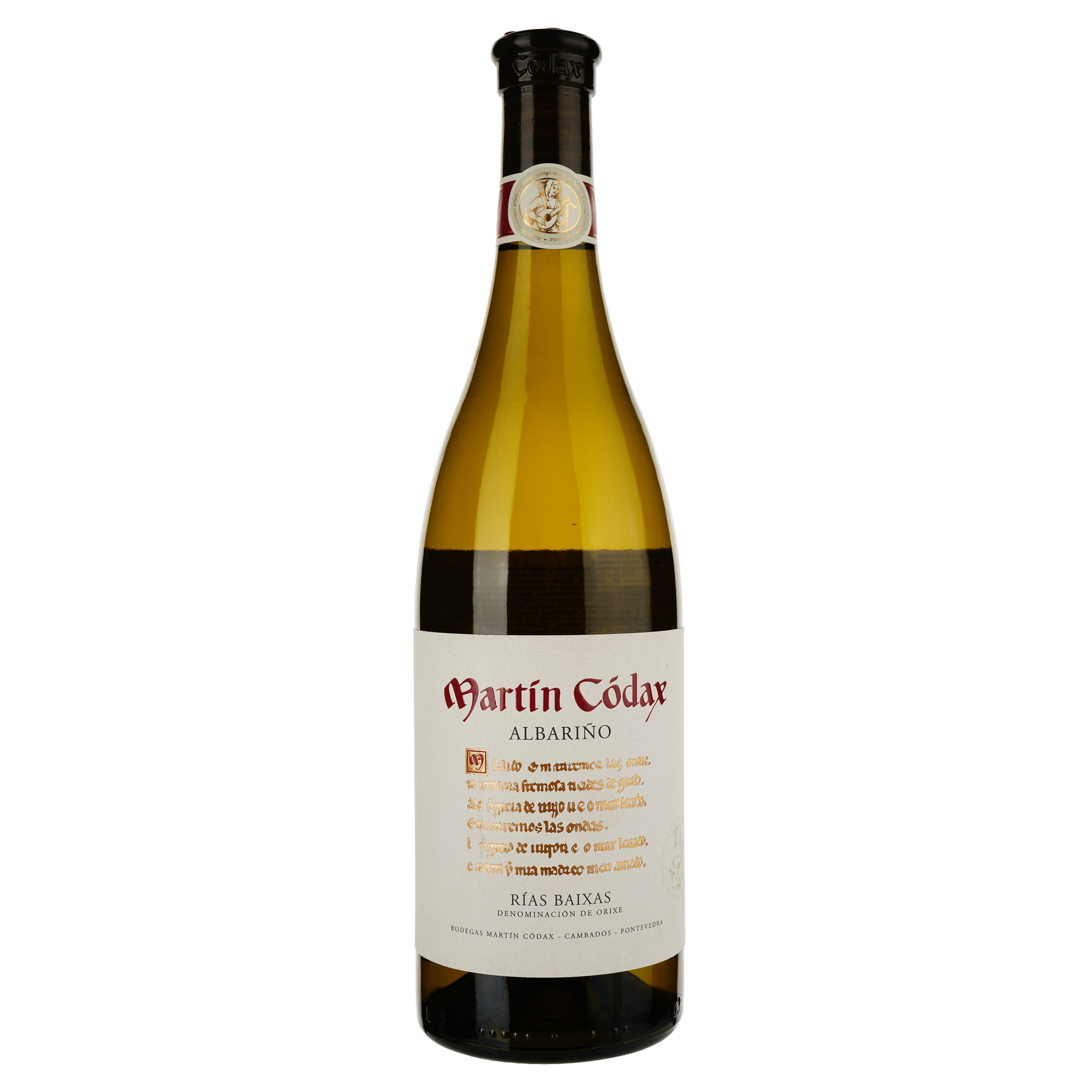 Вино Martin Codax Albarino DO Rias Baixas, белое, сухое, 0,75 л - фото 1