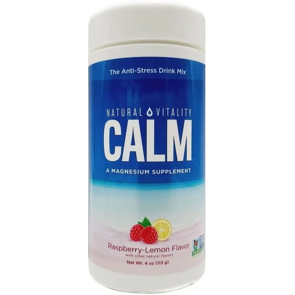 Антистрессовый напиток Natural Vitality CALM Powder Raspberry Lemon 113 г - фото 1