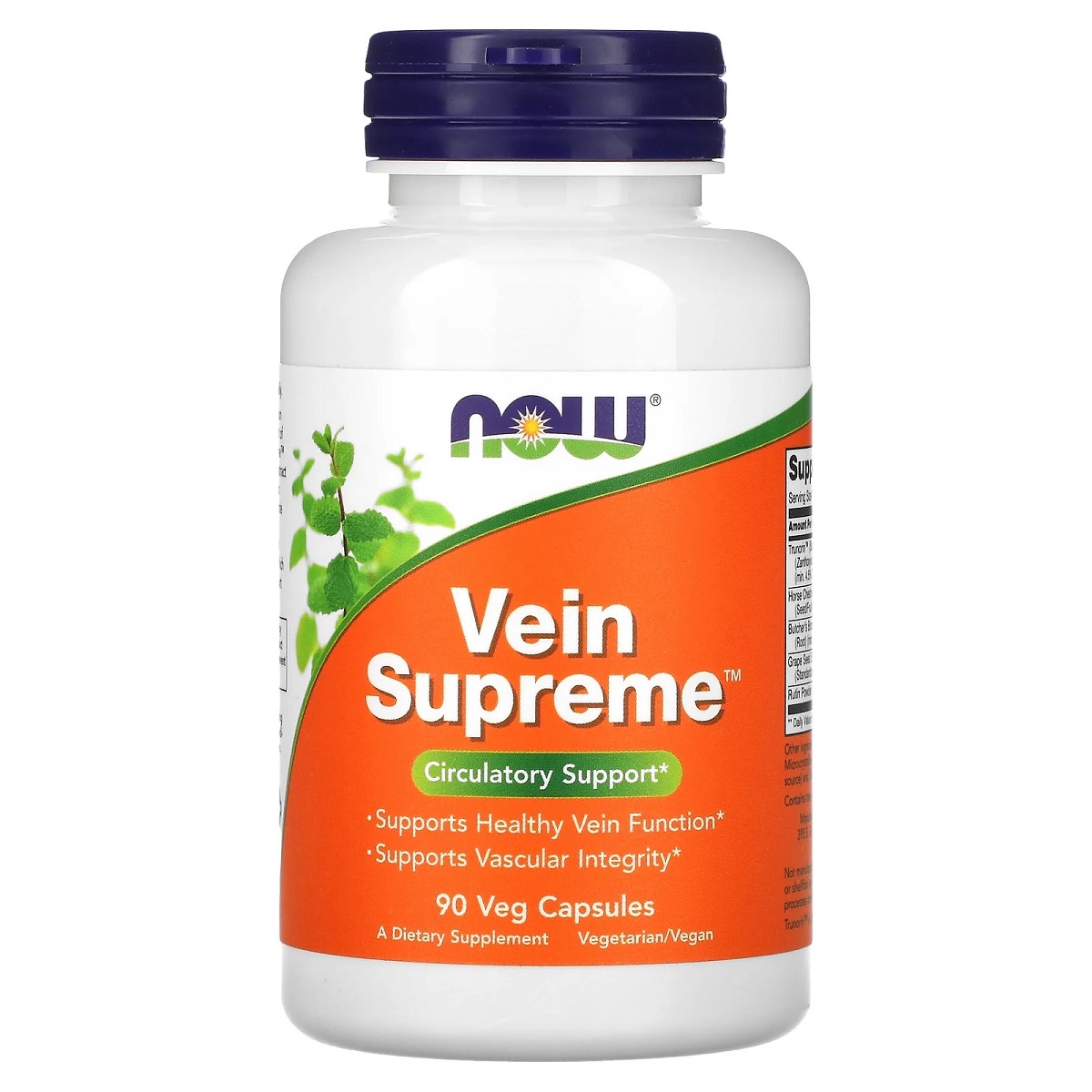 Здоров'я вен Now Foods Vein Supreme 90 вегетаріанських капсул - фото 1