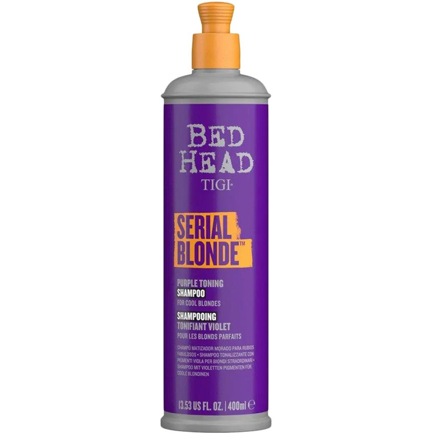 Фиолетовый шампунь для блондинок Tigi Bed Head Serial Blonde Purple Toning Shampoo 400 мл - фото 1