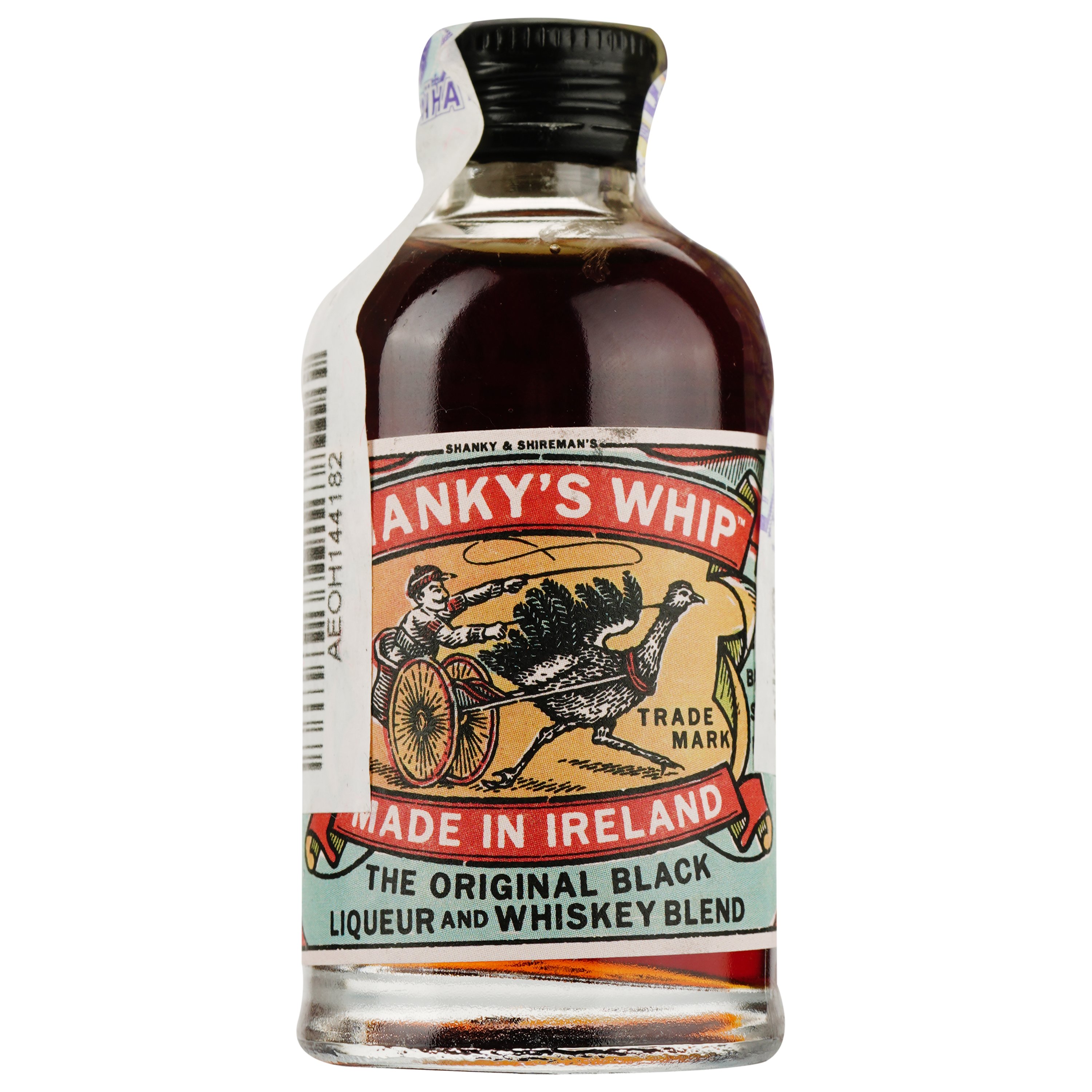 Лікер Shanky's Whip Black Irish Whiskey Mini, 33%, 0,05 л - фото 2