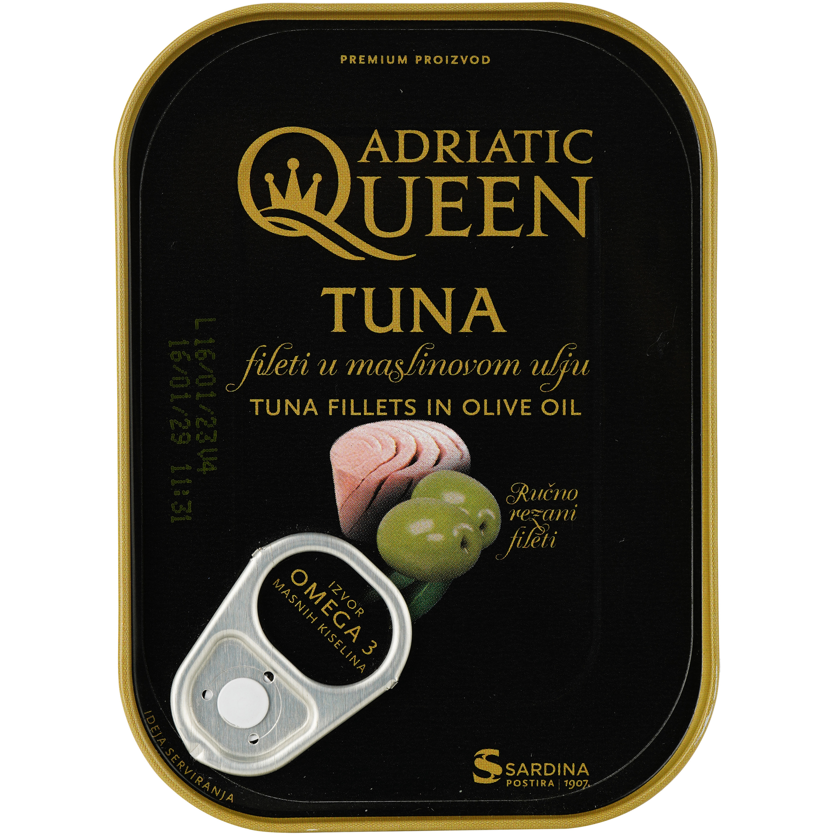 Тунець Adriatic Queen філе в оливковій олії 105 г (731870) - фото 1