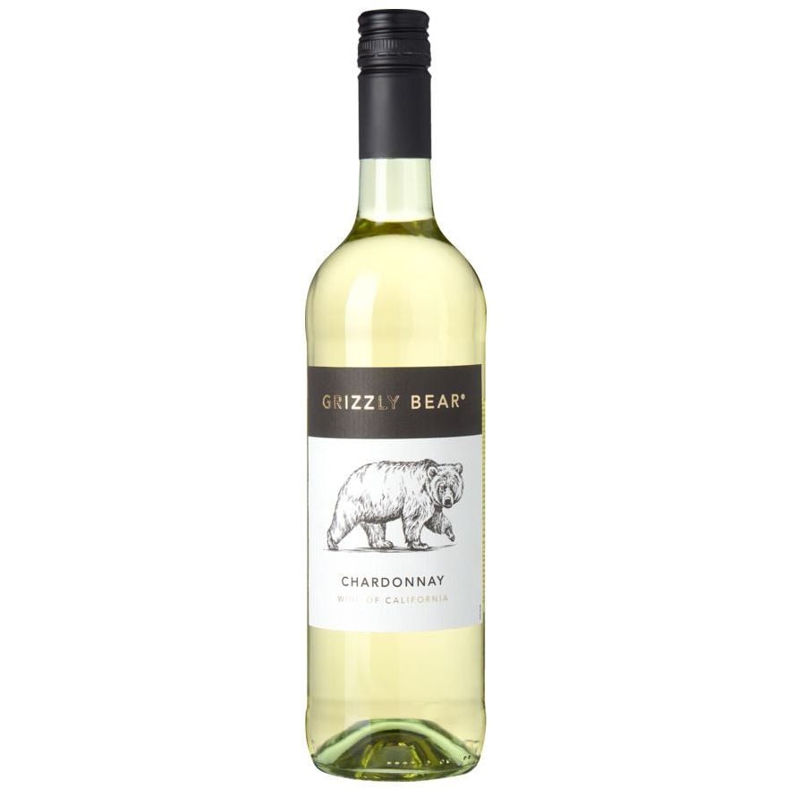 Вино Grizzly Bear Chardonnay, біле, сухе, 0,75 л - фото 1