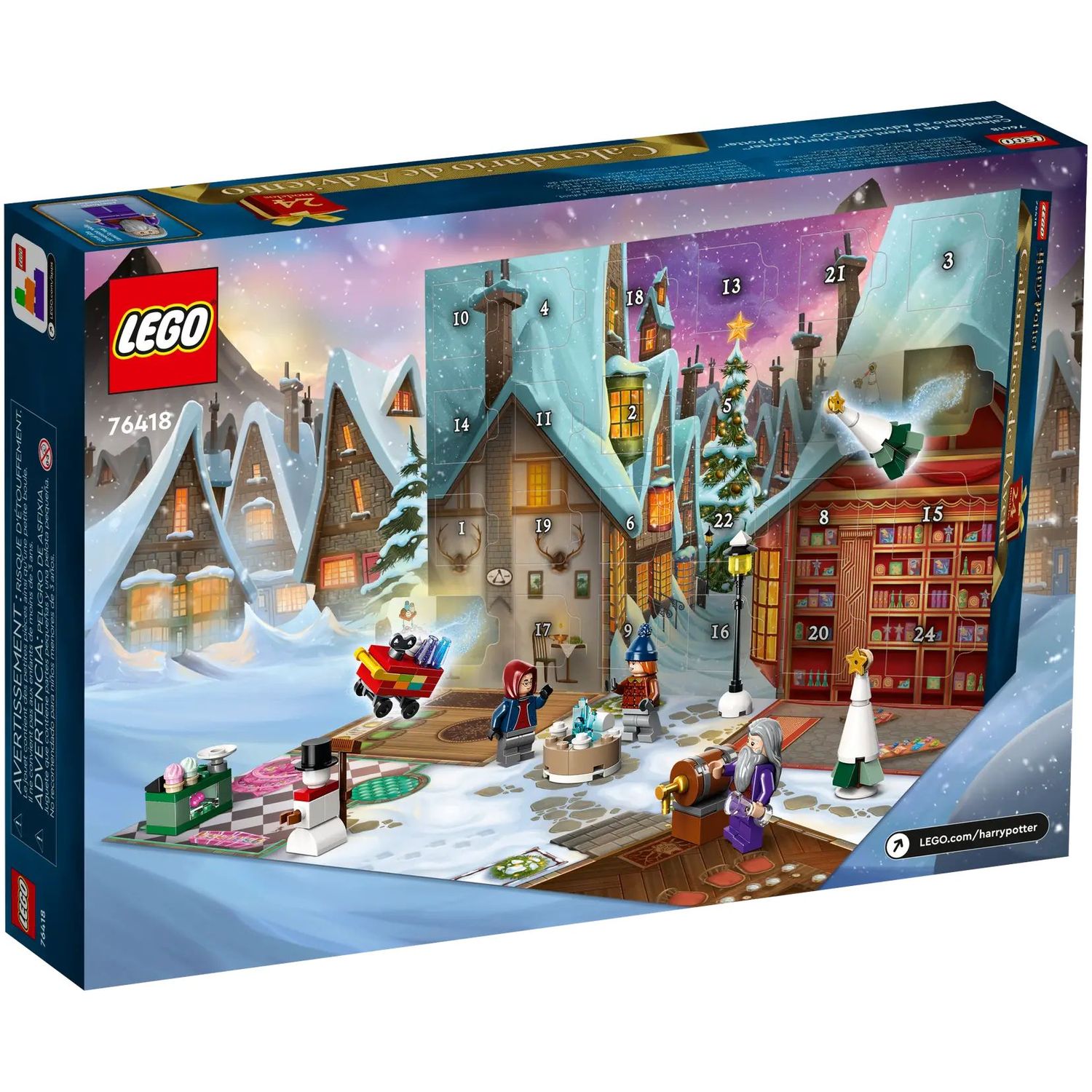 Конструктор LEGO Harry Potter Новогодний календарь 2023, 227 деталей (76418) - фото 3