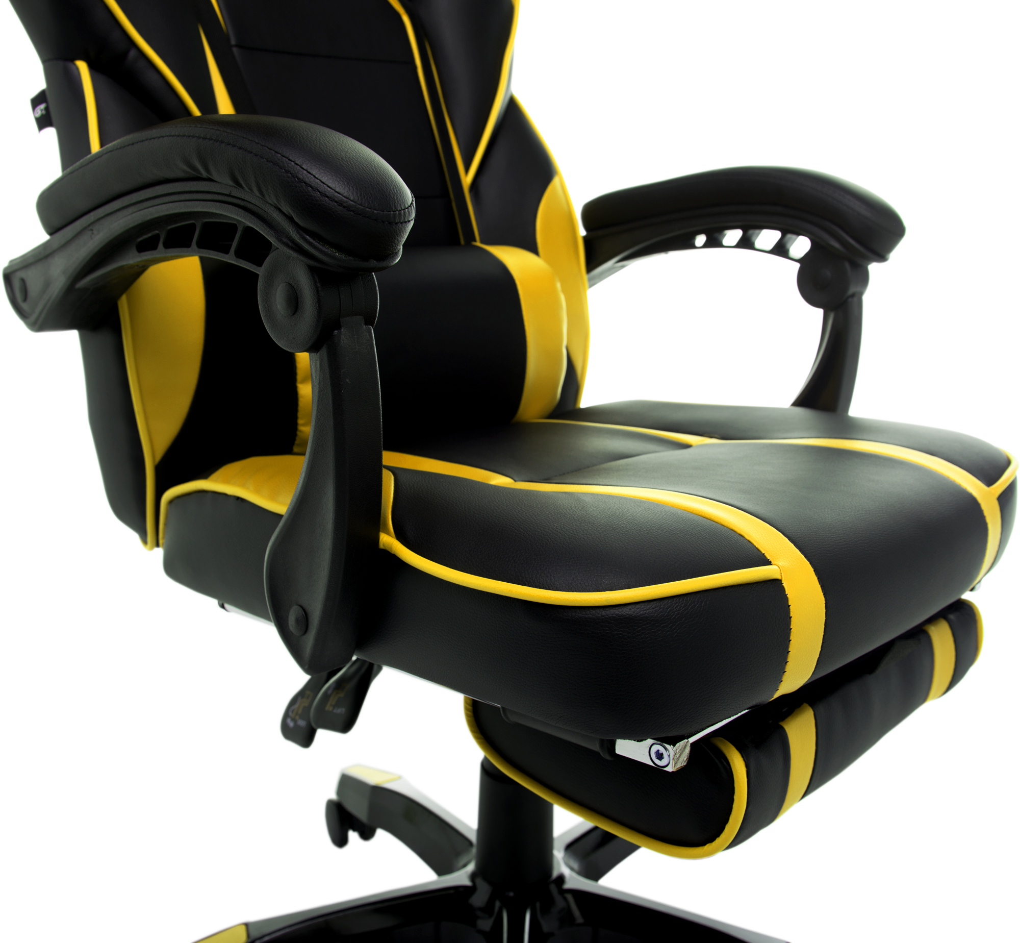 Геймерское кресло GT Racer черное с желтым (X-2749-1 Black/Yellow) - фото 7