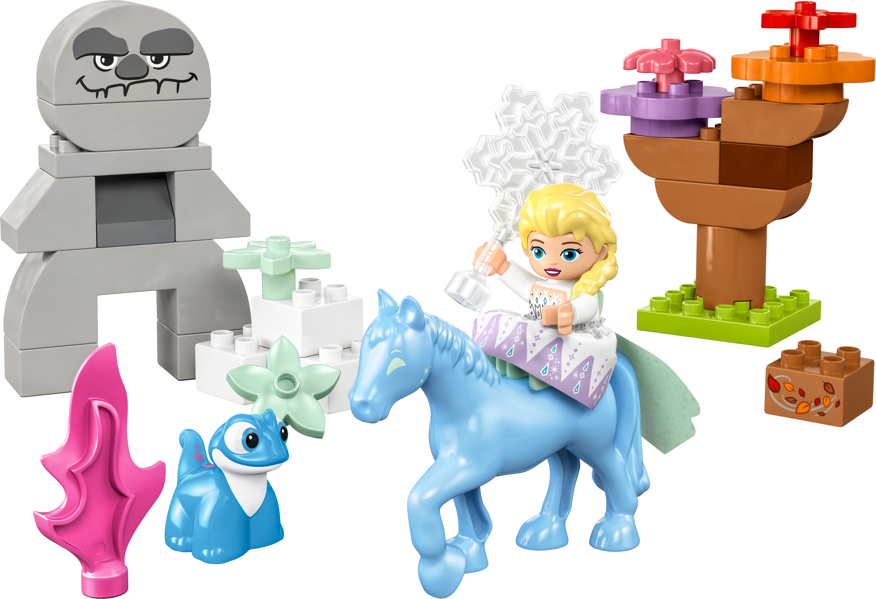 Конструктор LEGO DUPLO Эльза и Бруни в Зачарованном лесу 31 деталь (10418) - фото 2