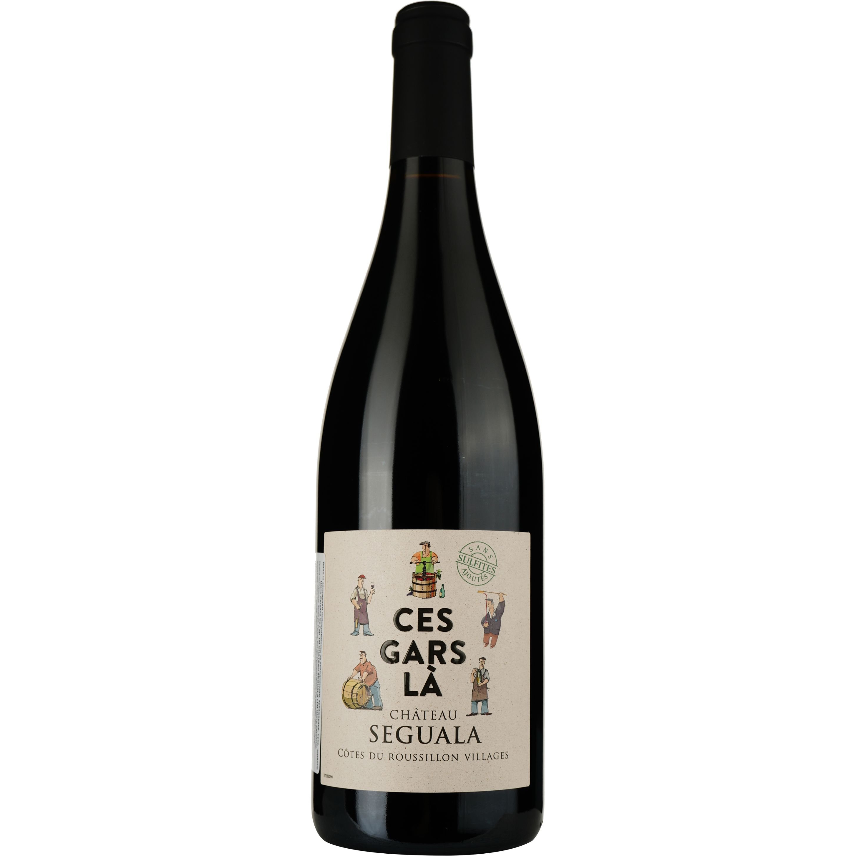 Вино Chateau Mas Seguala Ces Gars La AOP Cotes Du Roussillon Village 2021 червоне сухе 0.75 л - фото 1