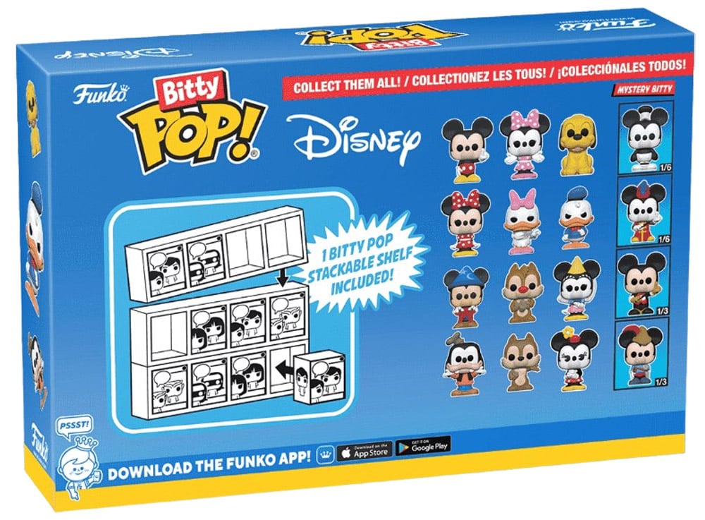 Набор игровых фигурок Funko Bitty Pop Disney Series 1, 4 шт. (76340) - фото 3