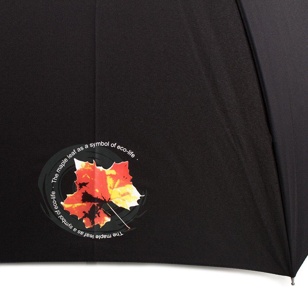 Жіноча парасолька-палиця напівавтомат Nex 108 см чорна - фото 7