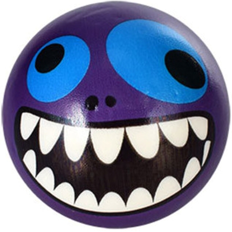 М'яч дитячий фомовий Bambi Монстрік 6.3 см синій (MS 3438-1(Violet)) - фото 1