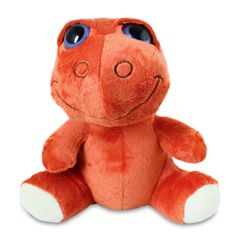 Мягкая игрушка Offtop Динозавр, коралловый (860269) - фото 1