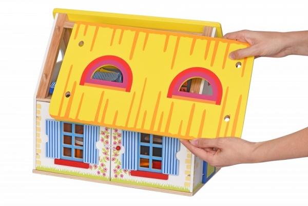 Кукольный домик Goki с мебелью, 19 предметов (51742G) - фото 3